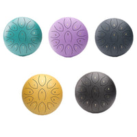 12-inch 11-Note Carbon Steel Tongue Drum for Meditation and Relaxation