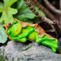 Garden Rockery Fountain Ornament Outdoor Courtyard Lotus Pond Frog Figurine
