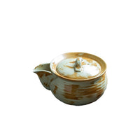 Wabi-Sabi Style Ceramic Teapot, Handmade Retro Fine Pottery Kung Fu Tea Pot