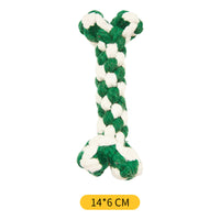 Pet Dog Bone Cotton Rope Chew Toy for Puppies and Small Dogs, Durable Knot Toy Set