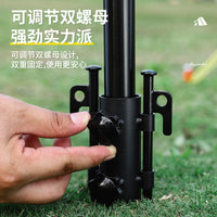 Outdoor Camping Tent Pole Holder and Ground Pegs Set