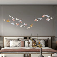 3D Koi Fish Wall Decor Relief Art for Living Room Bedroom