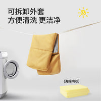 Foldable Height-Adjustable Desk Chair Nap Mat with Non-Slip Thickened Cushion for Classroom