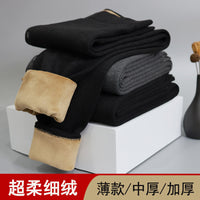 Men's Thermal Fleece Lined Base Layer Pants High Waist Warm Leggings