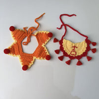 Pet New Year Bandana and Hat Set for Dogs and Cats - Festive Lion Dance Dragon Hat and Scarf