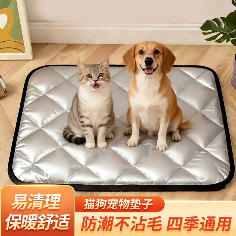 Pet Mat Four Seasons Universal Warm Waterproof Thickened Washable Cat Dog Pad Moisture-proof Non-slip Cotton Cushion