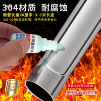 Stainless Steel Chimney Flue Pipe for Wood Stoves and Boilers, 304 Extra Thick