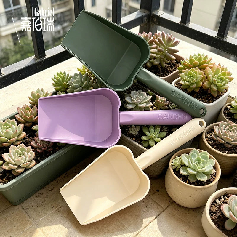 Garden Hand Shovel, Thickened Plastic Soil Scoop for Potting and Planting