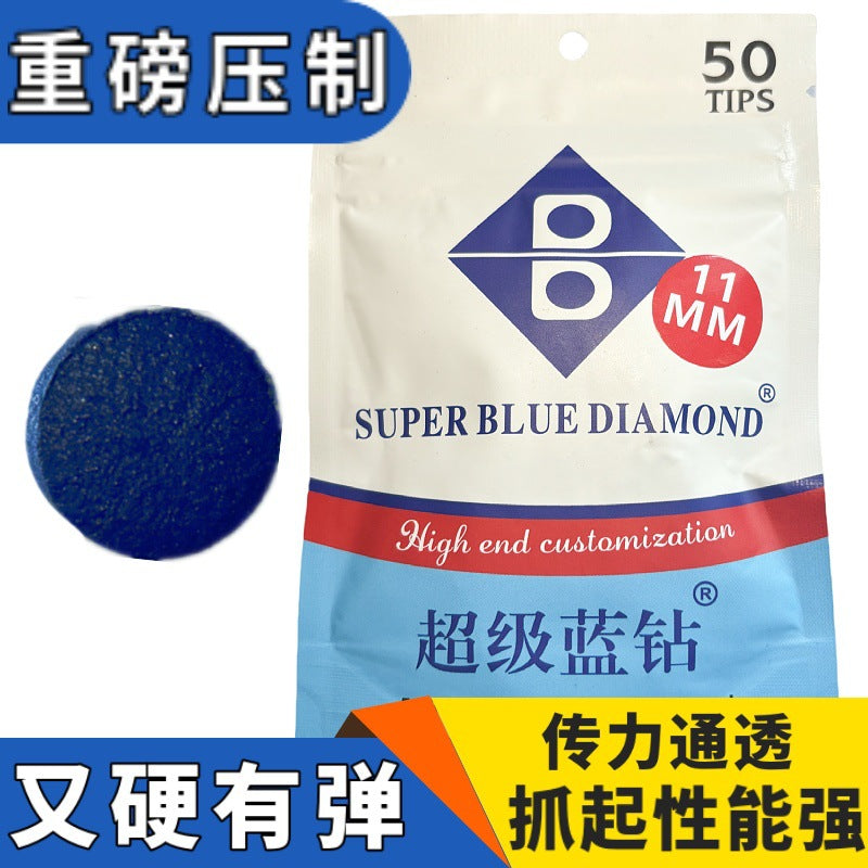 Super Blue Diamond Billiard Cue Tip 11mm for Pool Cues
