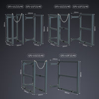 Regal 15L-40L Gas Cylinder Wall Mount Bracket for Laboratory Oxygen Acetylene Tanks