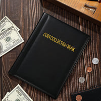Large Capacity 420-Pocket Coin Collection Album for Commemorative Coins, Stickers, and Badges