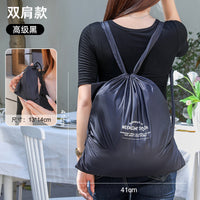 Ultralight Foldable Reusable Shopping Bag with Zipper, Waterproof & Portable Storage Pouch