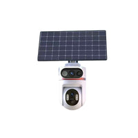 Ubox Dual-Lens 4G Solar PTZ Security Camera with Color Night Vision and Tracking