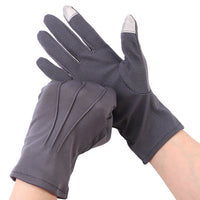 Unisex Touchscreen Driving Gloves for Cycling and Driving - Breathable Anti-Slip Short Thin Design