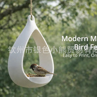 Modern Minimalist 3D Printed Bird Feeder