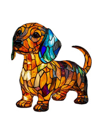 LED Night Light Animal Figurine Resin Craft Ornament with USB Power for Home Decor