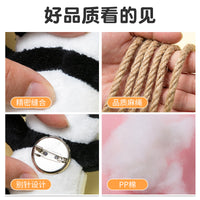Decorative Hemp Rope Kit for Concealing Pipes with Ornaments