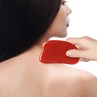 Full Body Gua Sha Scraping Massage Tool for Neck, Back, Abdomen, Face - Meridian Therapy Board