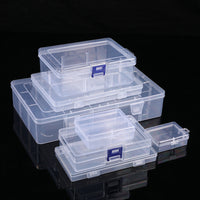 Clear Plastic Storage Box for Small Items, Tools, Samples, and Stationery