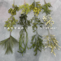 Artificial Green Plant Foliage for Event and Display Decor
