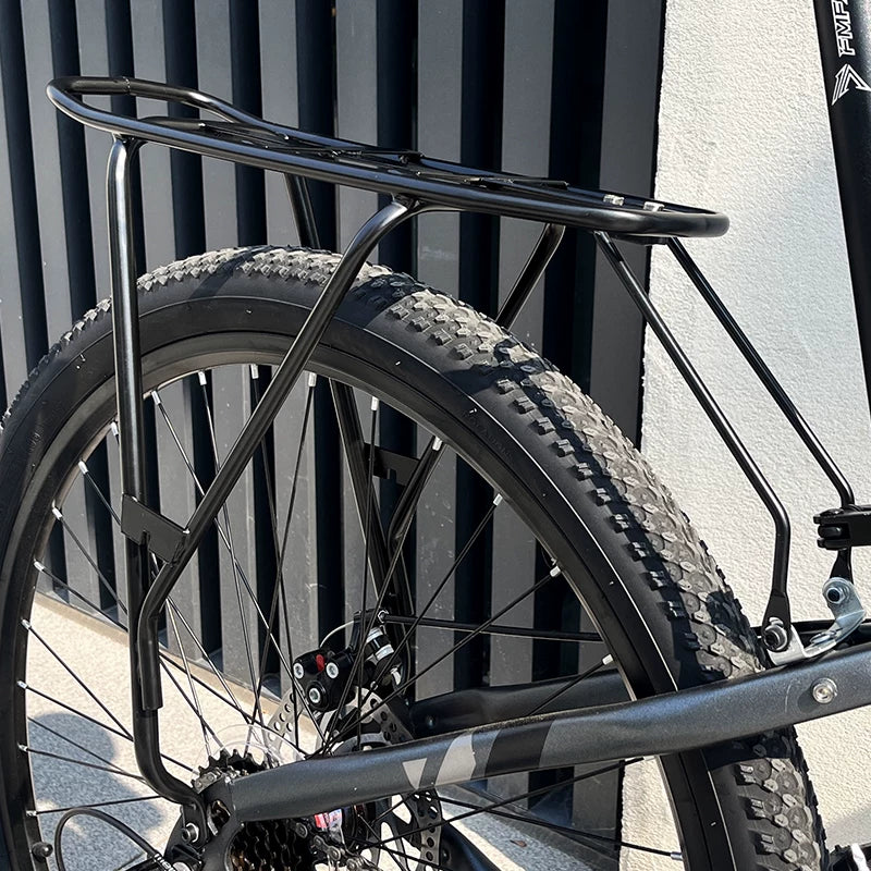 Youth Mountain Bike Rear Rack with Basket for Kids, Books, and Basketballs