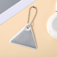 Triangular Reflective Safety Pendant for Backpacks and Cycling Gear