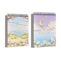 A4 Thickened Sketchbook for Art Students, Detachable Portable Drawing Pad