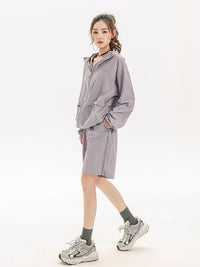Outdoor Sun Protection Jacket for Men and Women, Lightweight Ice Silk Cycling and Camping Top