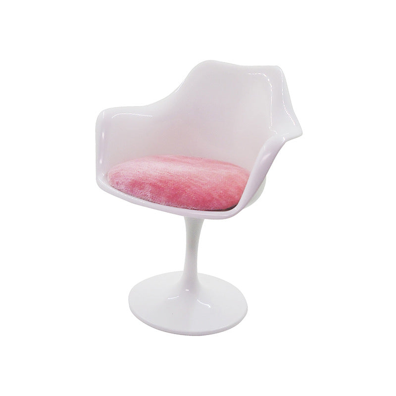 1:6 Scale Dollhouse Miniature Swivel Office Chair for BJD Dolls and Action Figures