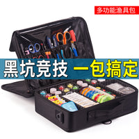 Portable Waterproof Fishing Tackle Bag for Line Hooks Tools Storage
