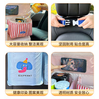 Foldable Multi-Layer Cartoon Storage Hanging Bag for Car, Dorm, and Home Organization