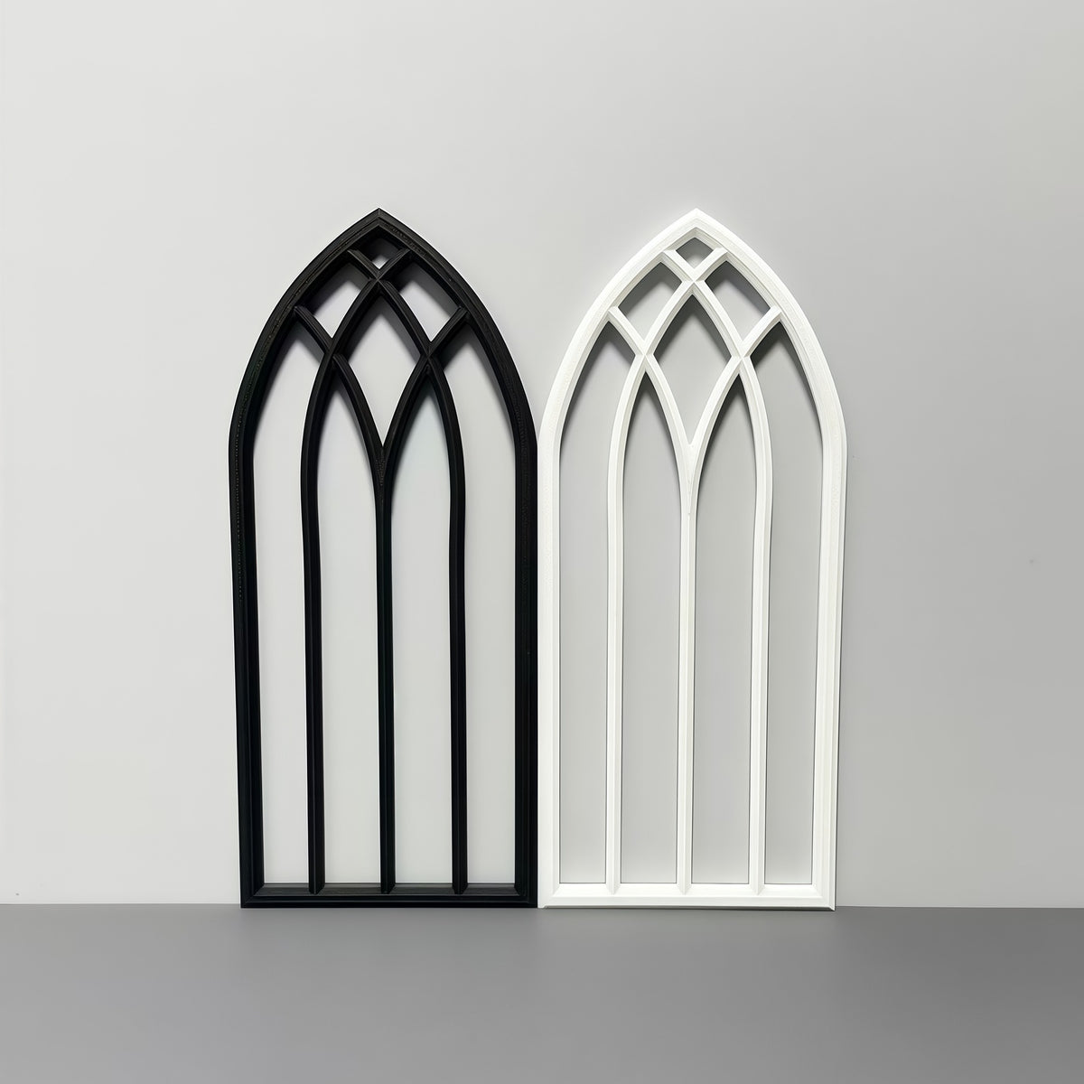 Dollhouse Gothic Style Miniature Door and Window Ornaments for Dioramas and Craft Projects