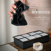 Silicone Ice Cube Tray with Lid for Long Strips and Square Cubes, Reusable Ice Mold for Cocktails and Drinks