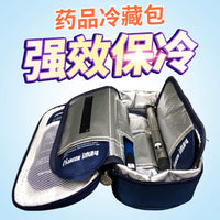 Portable Insulin Cooler Bag with Ice Packs for Travel and Medication Storage