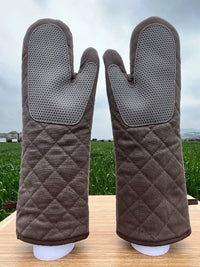 Heat Resistant Oven Mitts for Baking and Grilling, 500-Degree Protection