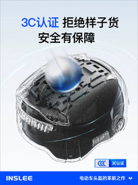 Yinglan 3C Certified Electric Motorcycle Helmet for Men and Women, Summer Sun Protection Breathable Half Helmet