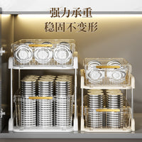 Under-Sink Bathroom Organizer Shelf for Laundry Room and Toilet