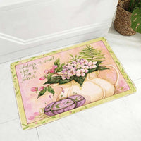 American Cartoon Diatomaceous Earth Bath Mat Absorbent Non-Slip Bathroom Floor Mat Entrance Doormat