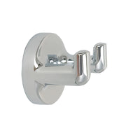 Zinc Alloy Double Wall Hook for Coats, Hats, and Bathroom Accessories
