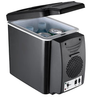 6L Portable Car Refrigerator Cooler/Warmer, 12V/220V Mini Fridge for Car and Home Use