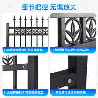 Zinc Steel Outdoor Fence for Villas, Schools, and Gardens