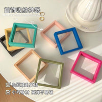 PE Film Suspension Jewelry Display Box for Bracelets and Collectibles - Transparent Dustproof Moisture-proof Elastic Storage Case