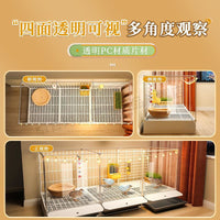 Encrypted Quail Cage Breeding Box for Chicks Ducklings Small Poultry Home Farming Observation Cage