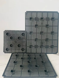 Planter Box Drainage Grid Mat for Root Rot Prevention - Breathable and Trimmable Plastic Water Barrier