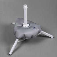 Large Outdoor Umbrella Base for Patio Market Umbrellas, Water-Filled Plastic Stand