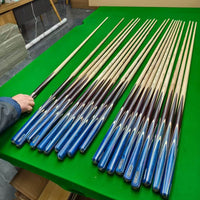New Billiard Cue Stick Wholesale Split Small Head 10mm Cue Black Eight Nine Ball Snooker Pool Room Chinese Billiard Cue Factory