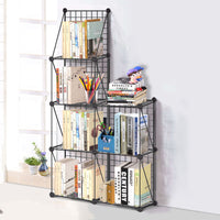 Multi-layer Iron Art Storage Rack Desktop Bookshelf Office Organizer Shelf