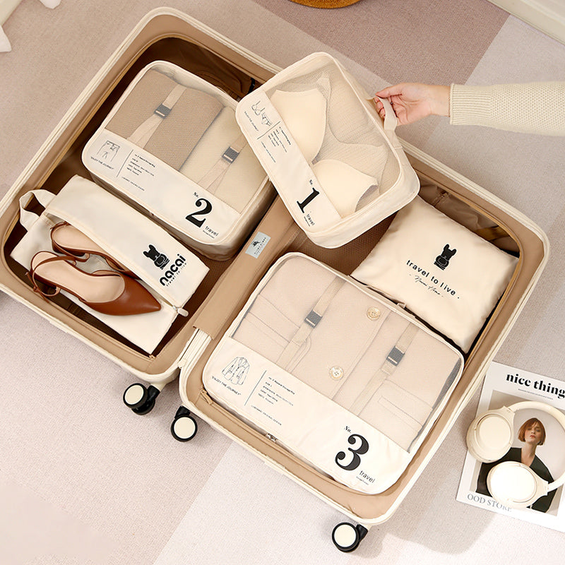 Travel Storage Bags for Luggage, Clothes, Underwear, Shoes - Organizer Pouches for Trips & Business Travel