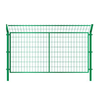 Welded Wire Mesh Fence Panel with Triangular Bends for Garden and Enclosures