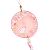 DIY Embroidered Peace Amulet Kit with Hoop and Video Tutorial